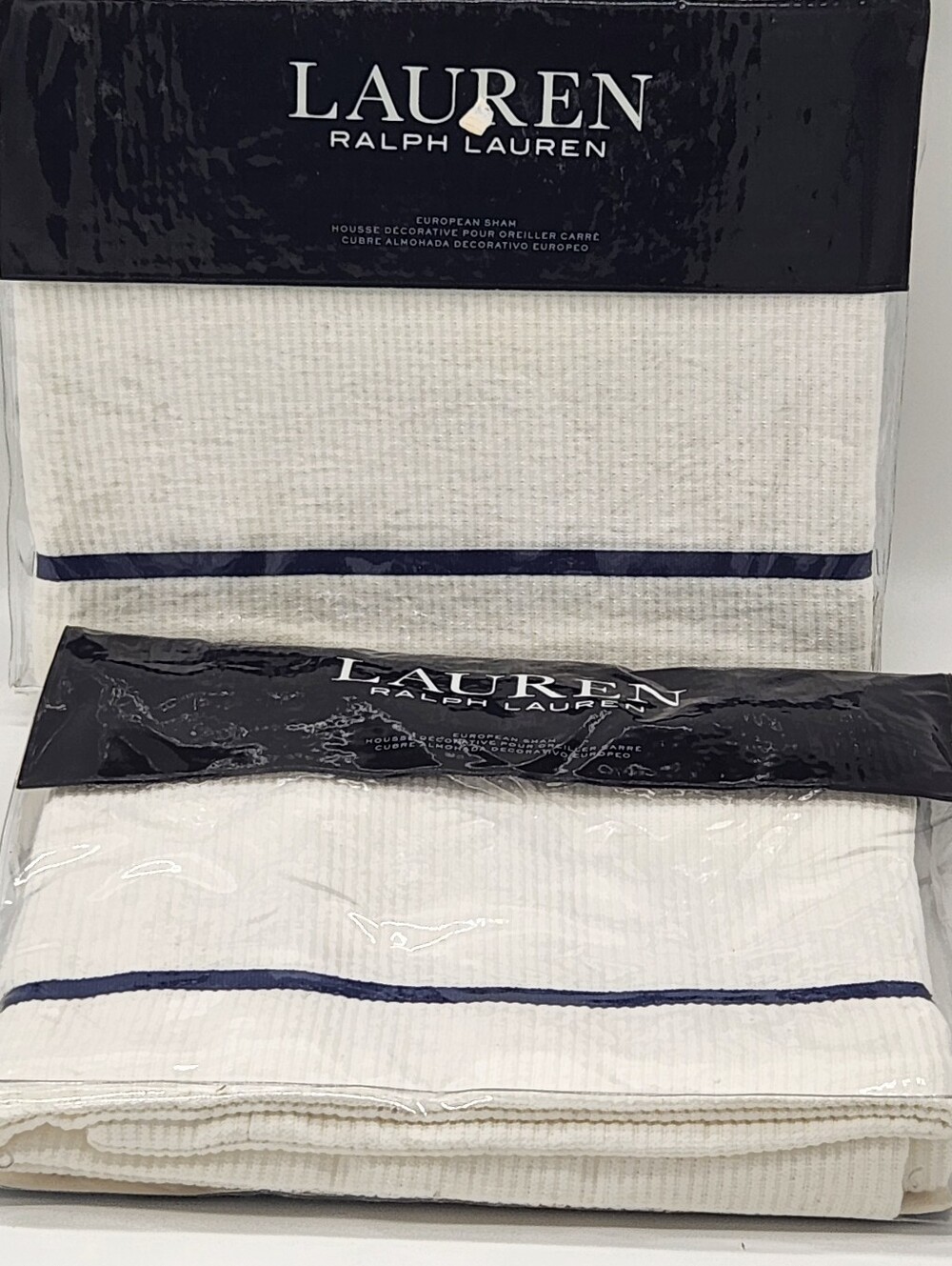 Lauren Ralph Lauren "Nicola Ottoman" European Shams — Set of 2 NEW
